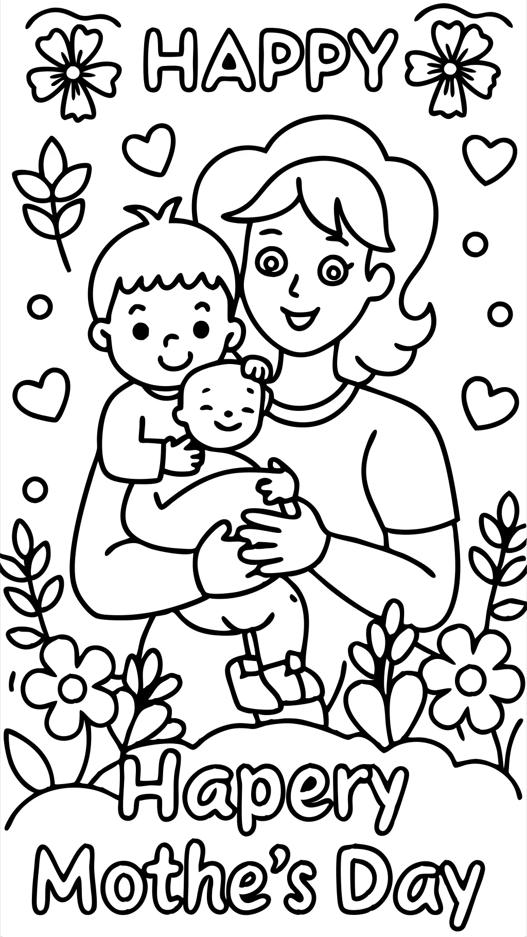 printable mothers day coloring pages